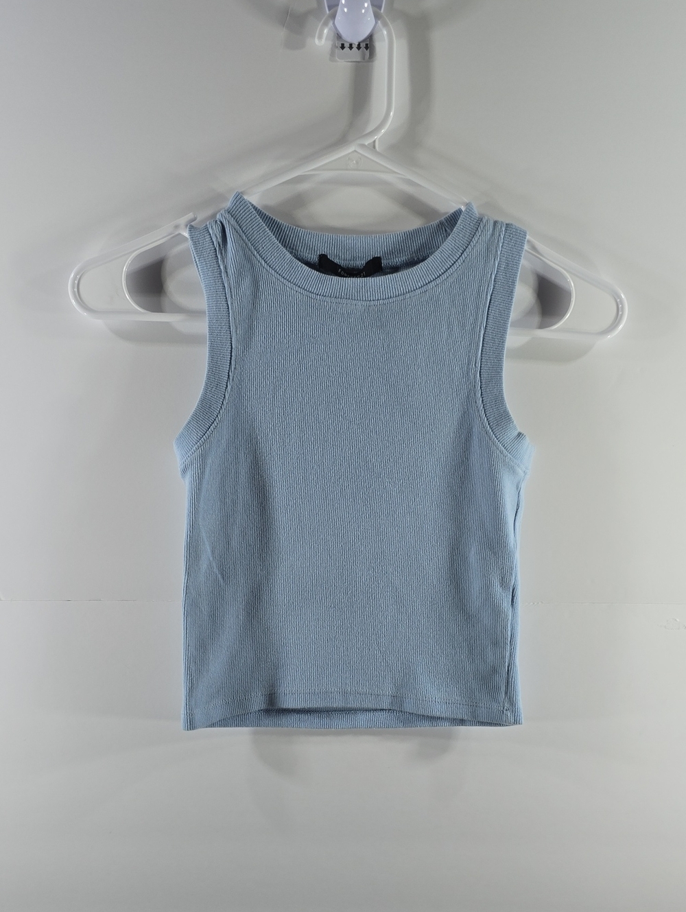 Forever 21 Light Blue Ribbed Girls' Tank Top #3
